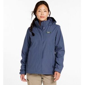 Women's L.L.Bean Sweater Fleece 3-in-1 Jacket, Navy Blue Large